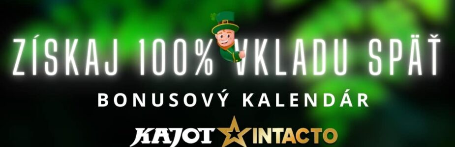Získaj 100% vkladu nazad v KajotIntacto kasíne