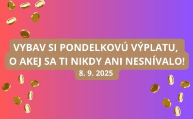 Exkluzívna ponuka v Extra výplate: 480 000 eur