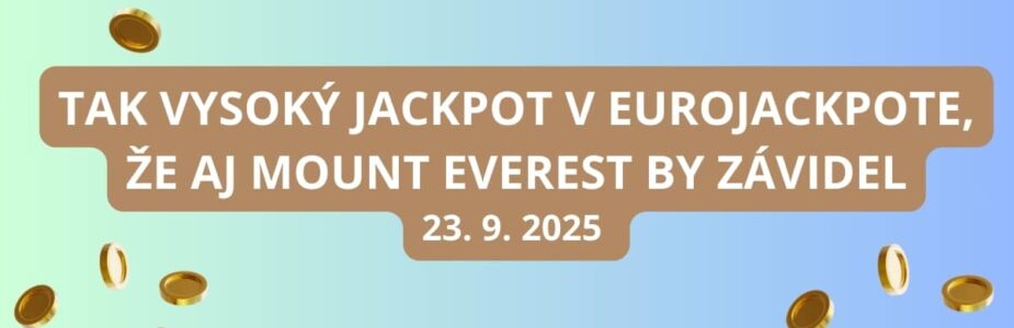 V Eurojackpote sa dnes ponúka 120 miliónov eur
