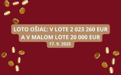 V Loto lotériách môžeš vyhrať v stredu vyše 2 milióny eur