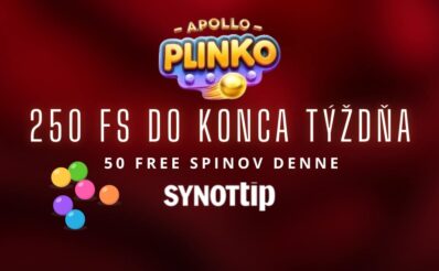 250 FS do konca týždňa v Synottip kasíne