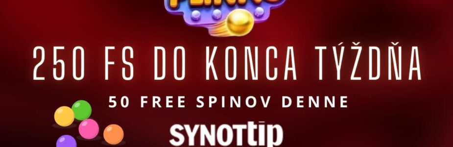 250 FS do konca týždňa v Synottip kasíne