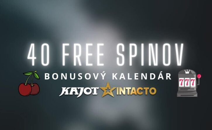 40 free spinov v KajotIntacto kasíne