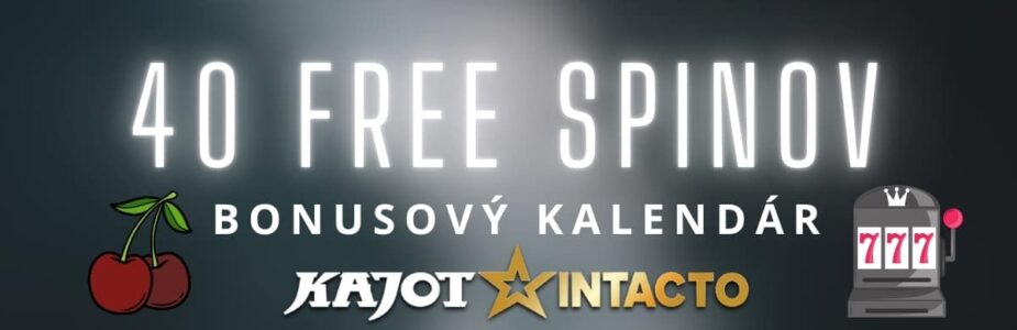 40 free spinov v KajotIntacto kasíne