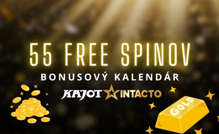 55 free spinov v KajotIntacto kasíne