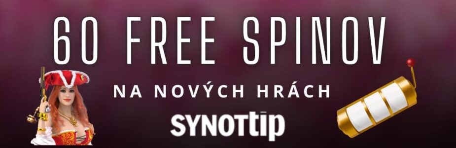 60 free spinov v Synottip kasíne (1)