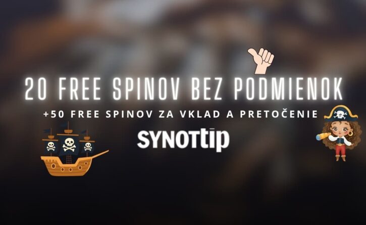 70 free spinov v Synottip kasíne
