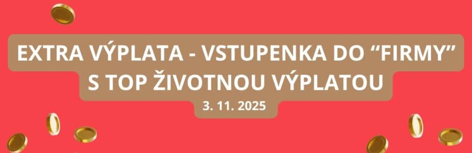Extra výplata je tu v pondelok a s ňou aj top výhra
