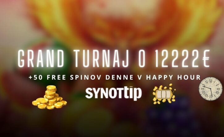 Grand turnaj v Synottip kasíne + denný bonus