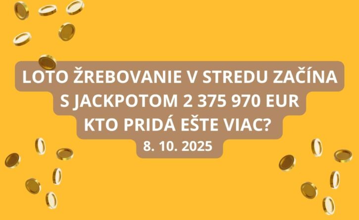 Loto žrebovanie prichádza v stredu s krásnou ponukou