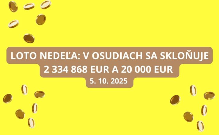 Loto žreboanie v nedeľu láka