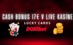 Získaj 17 € cash bonus s Lucky Card v live kasíne DOXXbet