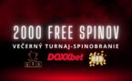 Spinobranie: Večerné turnaje v DOXXbet
