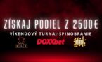 Spinobranie: Víkendový turnaj o 2500€ v DOXXbet