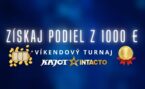 Víkendový turnaj: Zabojuj o podiel z 1000€ v KajotIntacto