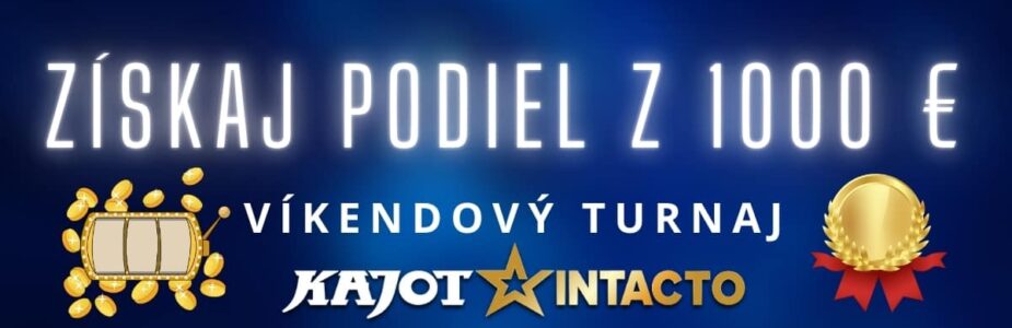 Víkendový turnaj v KajotIntacto kasíne