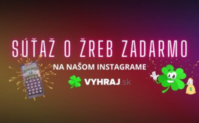 Vyhraj.sk na instagrame - súťaž o žreb