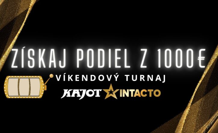 Získaj podiel z 1000€ v KajotIntacto kasíne