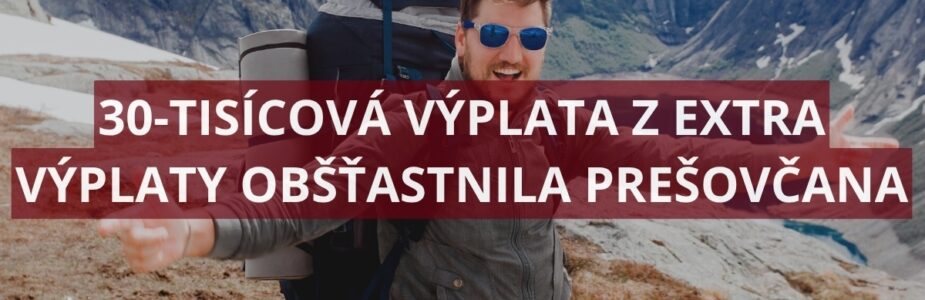 Hráč z Prešovského kraja vyhral v Extra výplate 30 000 eur