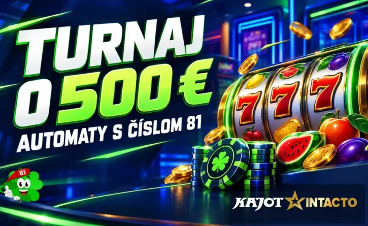 Turnaj o 500 € v Kajotintacto