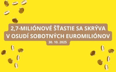 Prvé novembrové žrebovanie Euromiliónov ponúka majland