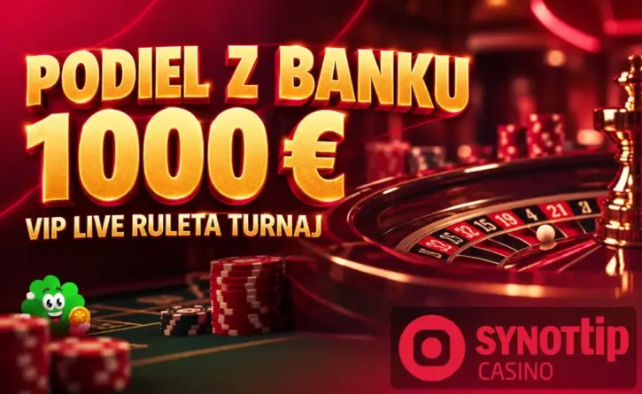 Podiel z banku 1000 € v Synottipe