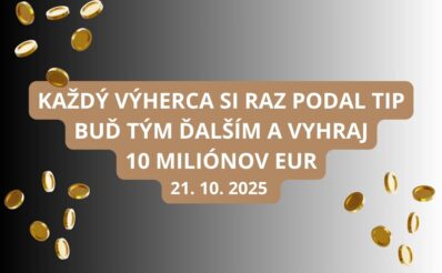 V Eurojackpote môžeš excelovať so sumou 10 miliónov eur