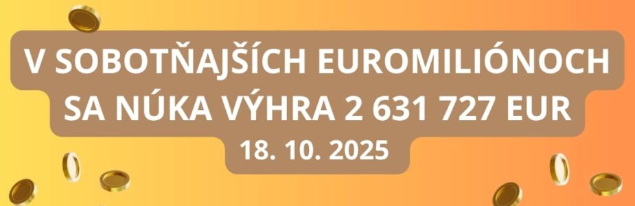 V sobotu sa v Euromiliónoch žrebuje o luxusnú výhru