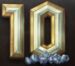 Symbol Desiatka automatu Divine Showdown od Play’n GO
