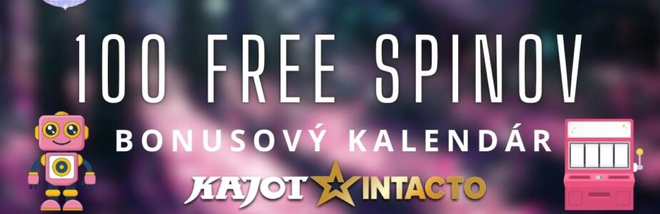 100 free spinov v KajotIntacto kasíne