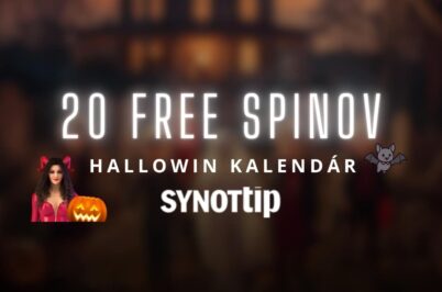 Hallowin kalendár: 20 free spinov v Synottipe