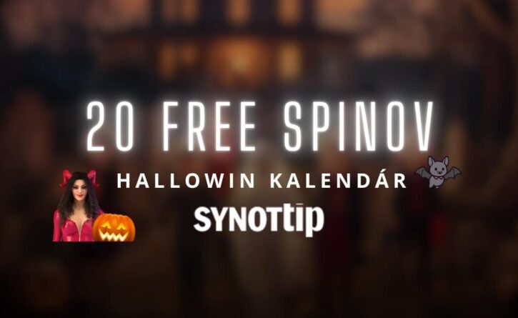 20 free spinov v Hallowin kalendár v Synottip kasíne