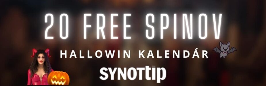 20 free spinov v Hallowin kalendár v Synottip kasíne