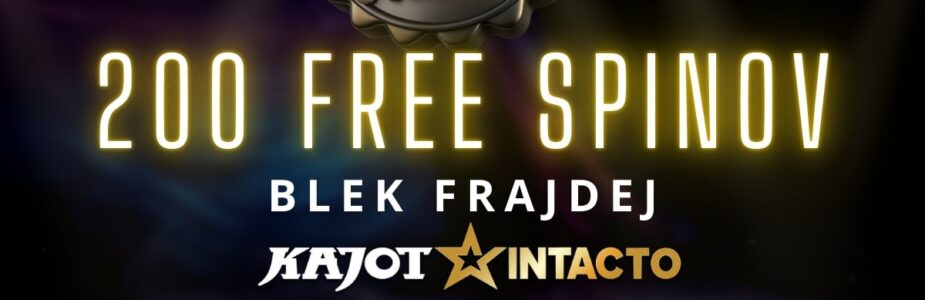 200 free spinov v KajotIntacto kasíne
