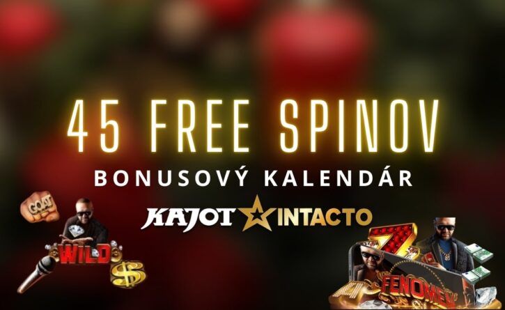 45 free spinov v KajotIntacto kasíne
