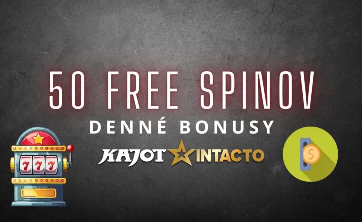 50 free spinov v KajotIntacto kasíne - denné bonusy