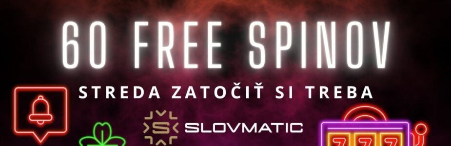 60 free spinov v Slovmaticu