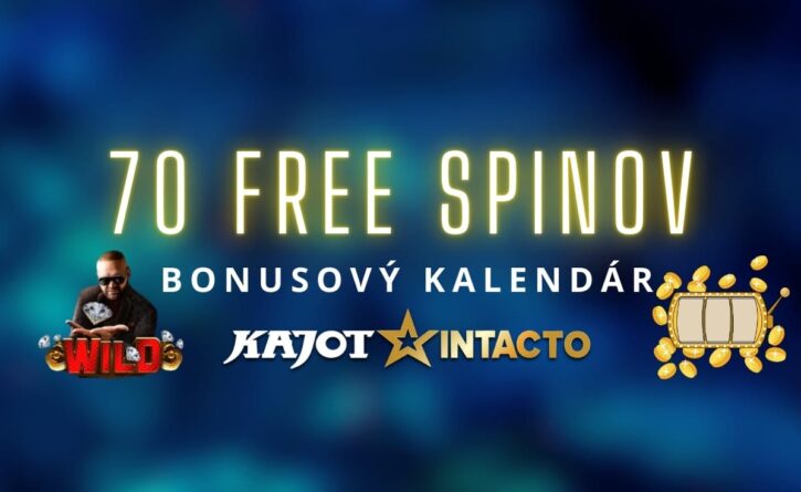70 free spinov v KajotIntacto kasíne