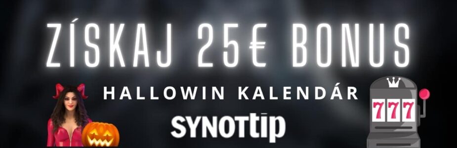 Bonus 25 € v Synottip kasíne