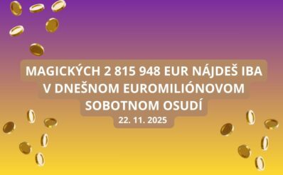 Euromilióny horia: v osudí sú takmer 3 milióny eur