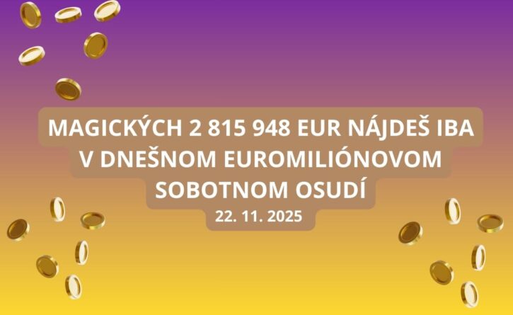 Euromilióny horia: v osudí sú takmer 3 milióny eur