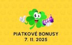 Free spiny a bonusy dnes PIATOK 7. 11. 2025 (325 FS)