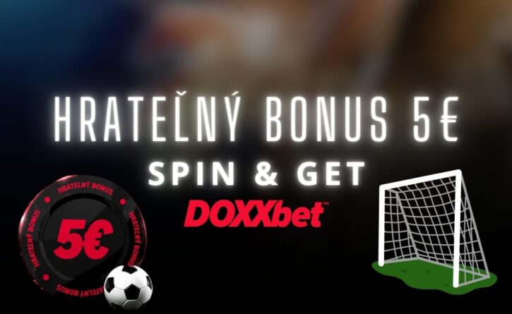 Hrateľný bonus 5 € v Doxxbet