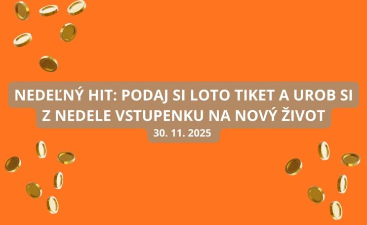 Loto nedeľa je zas tu a s ňou aj nedeľné Loto výhry