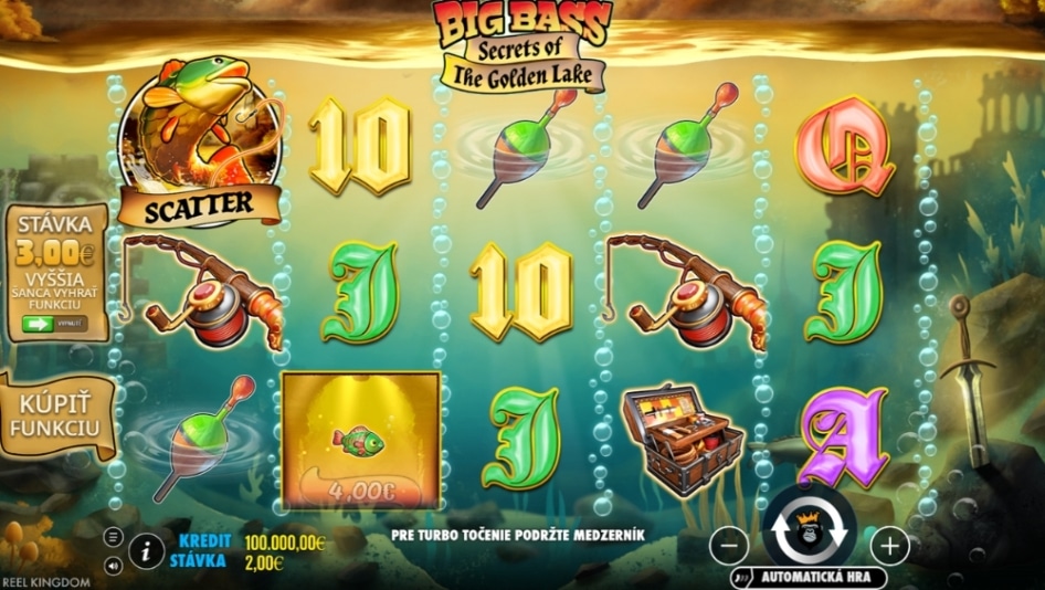 Big Bass Secrets of the Golden Lake od Pragmatic Play