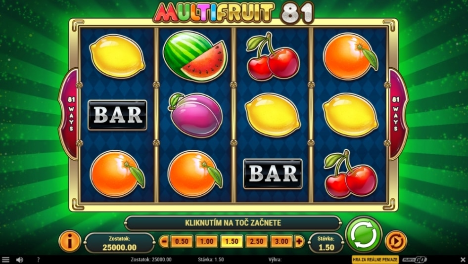 Multifruit 81 od Play’n GO