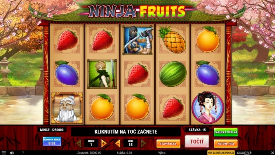 Ninja Fruits od Play’n GO