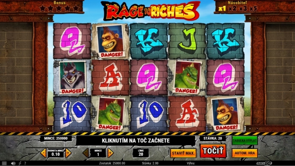 Rage to Riches od Play’n GO