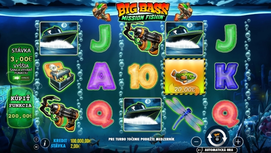 Big Bass Mission Fishin od Pragmatic Play