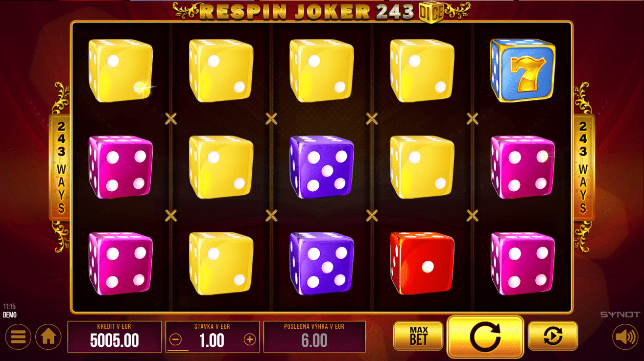 Respin Joker 243 Dice